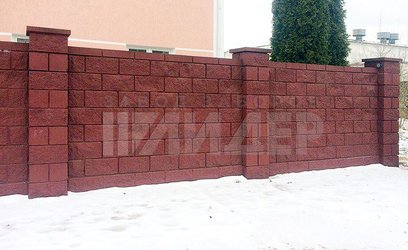 Забор из французского камня для частного дома ФР-102 - фото 1