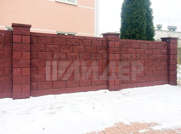 Забор из французского камня для частного дома ФР-102