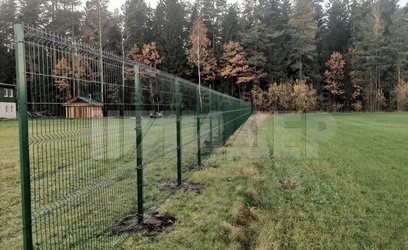 Забор из 3D сетки для загородного участка ГТ-132 - фото 1