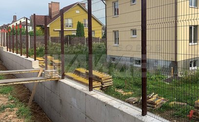Забор из 3D сетки для придомовой территории ГТ-135 - фото 1