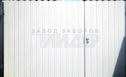 Двухметровый сплошной забор из фигурного профнастила ПН-118 - фото 4