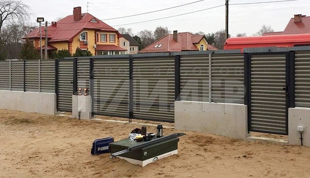 Забор жалюзи Престиж для загородного дома ЖЗ-129 - фото 3