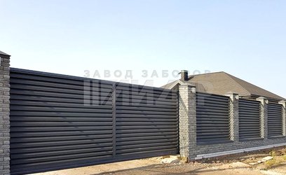Забор жалюзи для строительной площадки ЖЗ-203 - фото 1