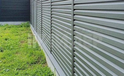 Продуваемый забор жалюзи Эксклюзив ЖЗ-208 - фото 4